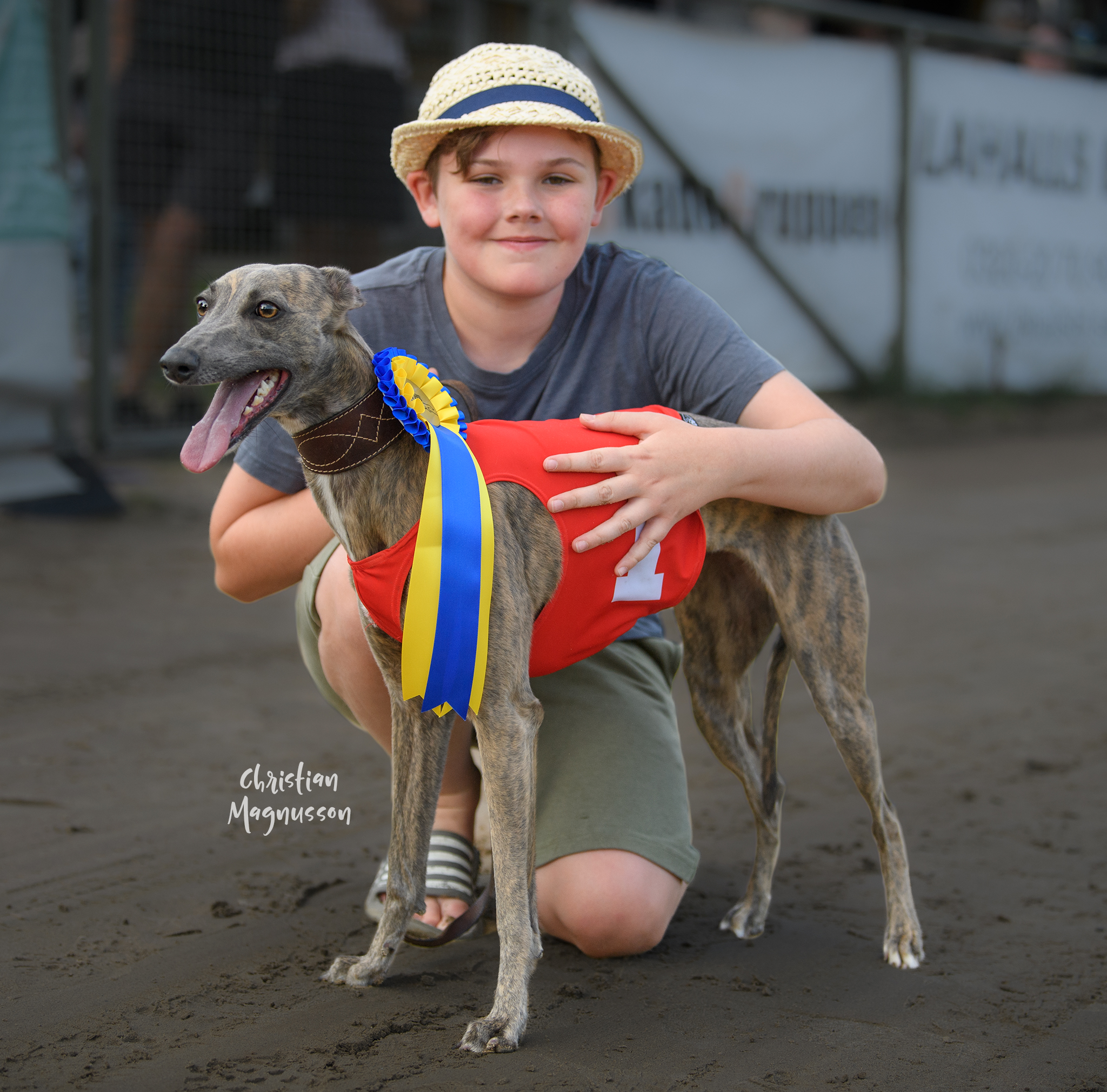 Vinnare lopp 5 SM Whippet D Final Medel: MB Gudrun