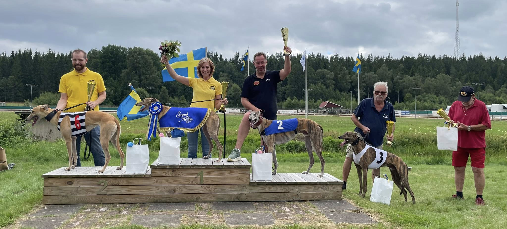 Prispallen lopp 1 Final SM Greyhound Veteran 2025 Prispallen lopp 1 Final SM Greyhound Veteran 2025