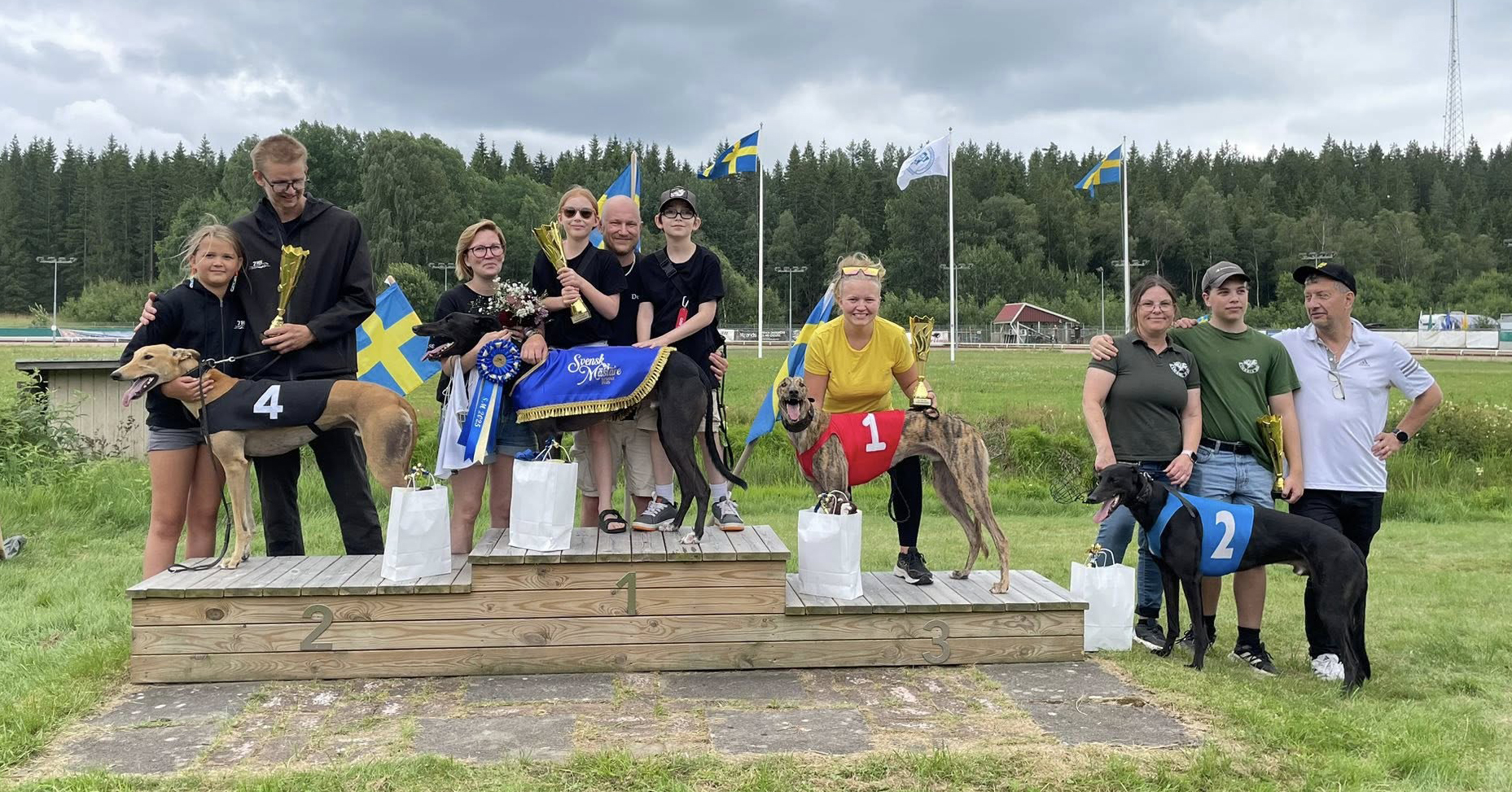 Prispallen lopp 3 Final SM Greyhound Sprint 2025 Prispallen lopp 3 Final SM Greyhound Sprint 2025