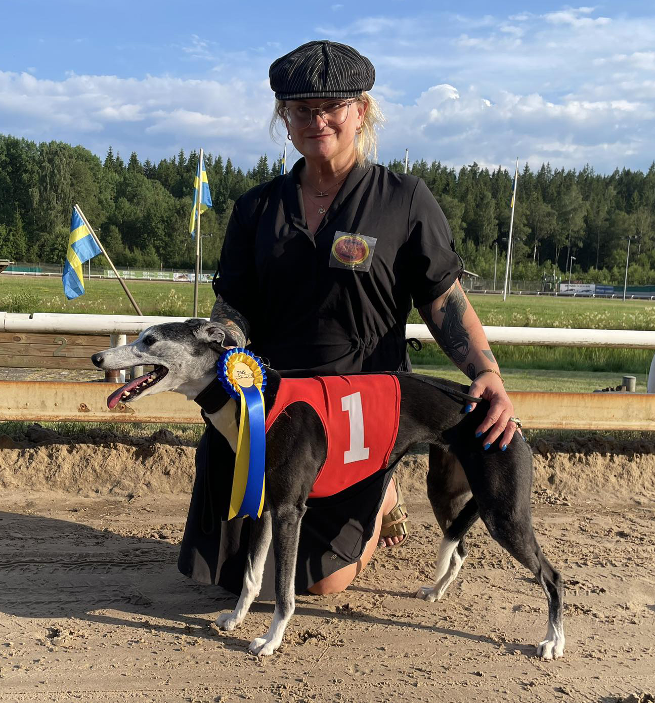 Vinnare lopp 1 SM Whippet Öppna/Tikar Tidskval: Hilarija Vinnare lopp 1 SM Whippet Öppna/Tikar Tidskval: Hilarija