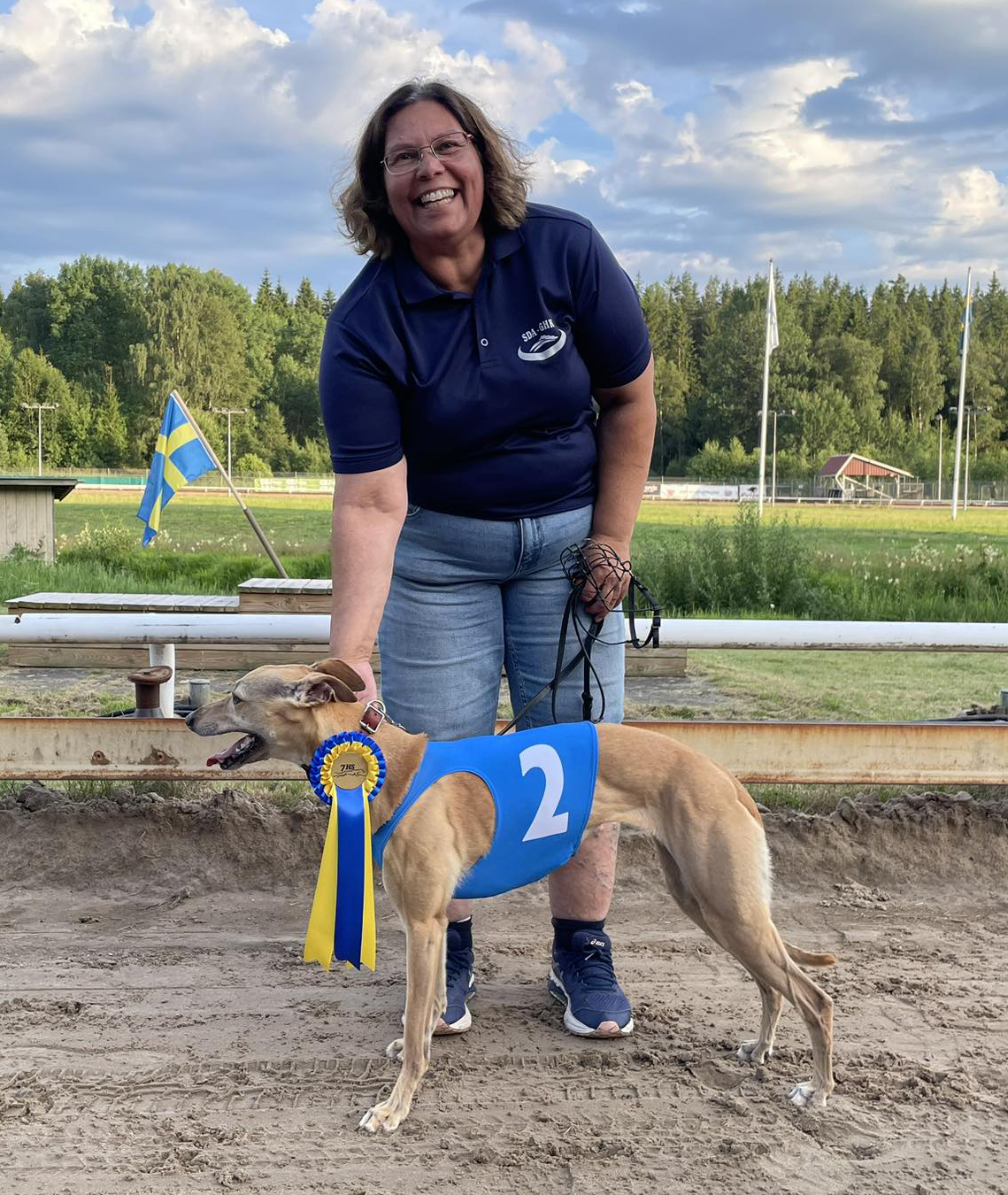 Vinnare lopp 8 SM Whippet Öppna/Tikar Tidskval: El Red Eagle